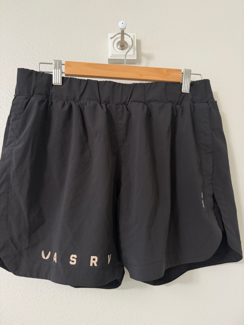 ASRV Black Women's Athletic Shorts DSG-0544 Large